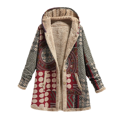 Hochwertige, warme Damenjacke aus Schafsfell