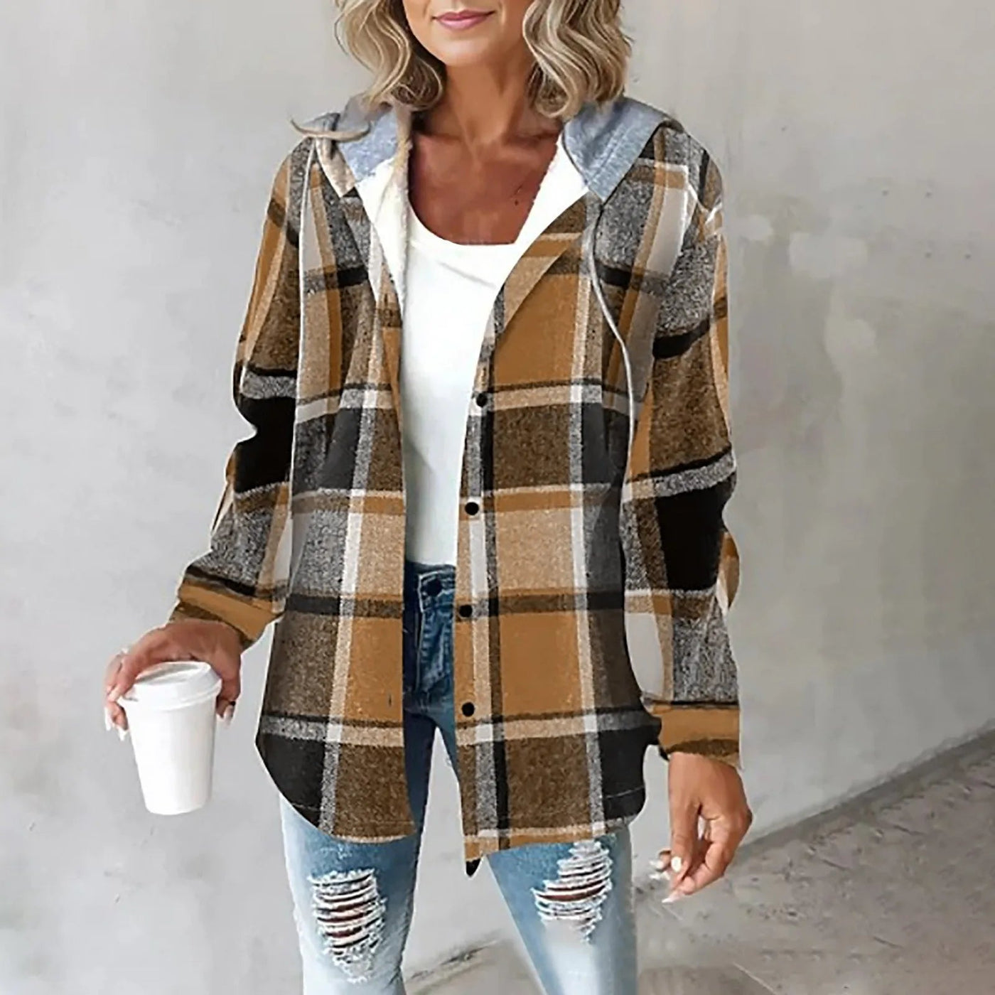 Warme Damen Jacke für den Herbst