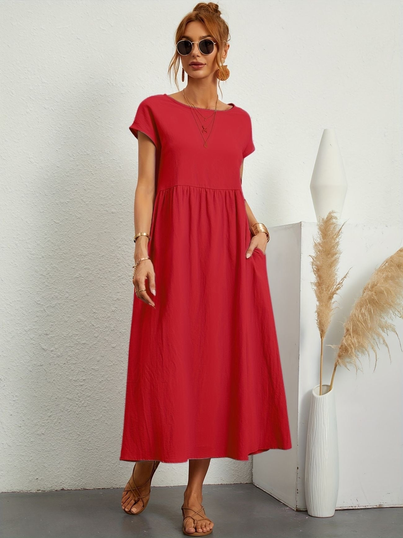 Caroline™ - Elegantes Freizeitkleid