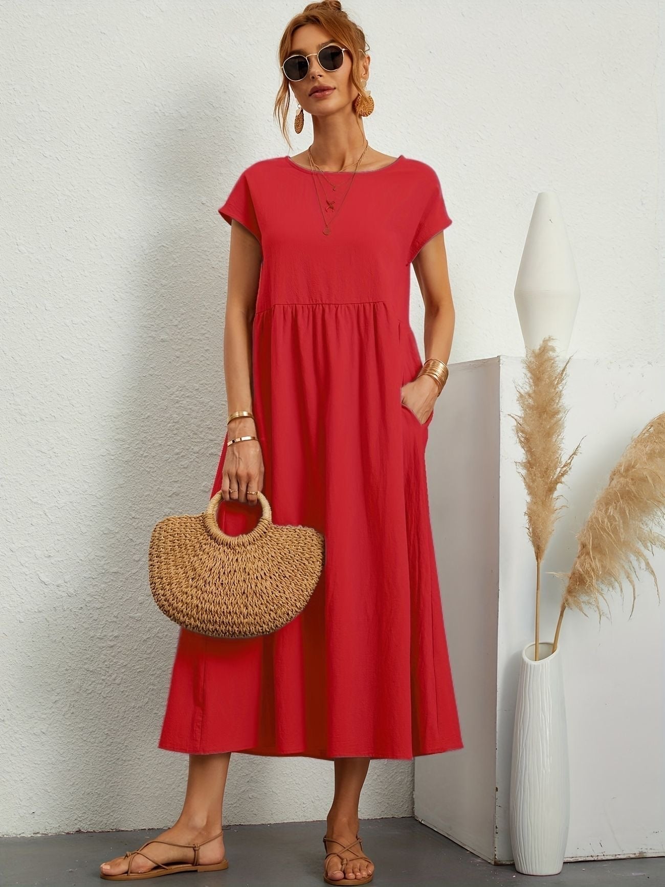 Caroline™ - Elegantes Freizeitkleid