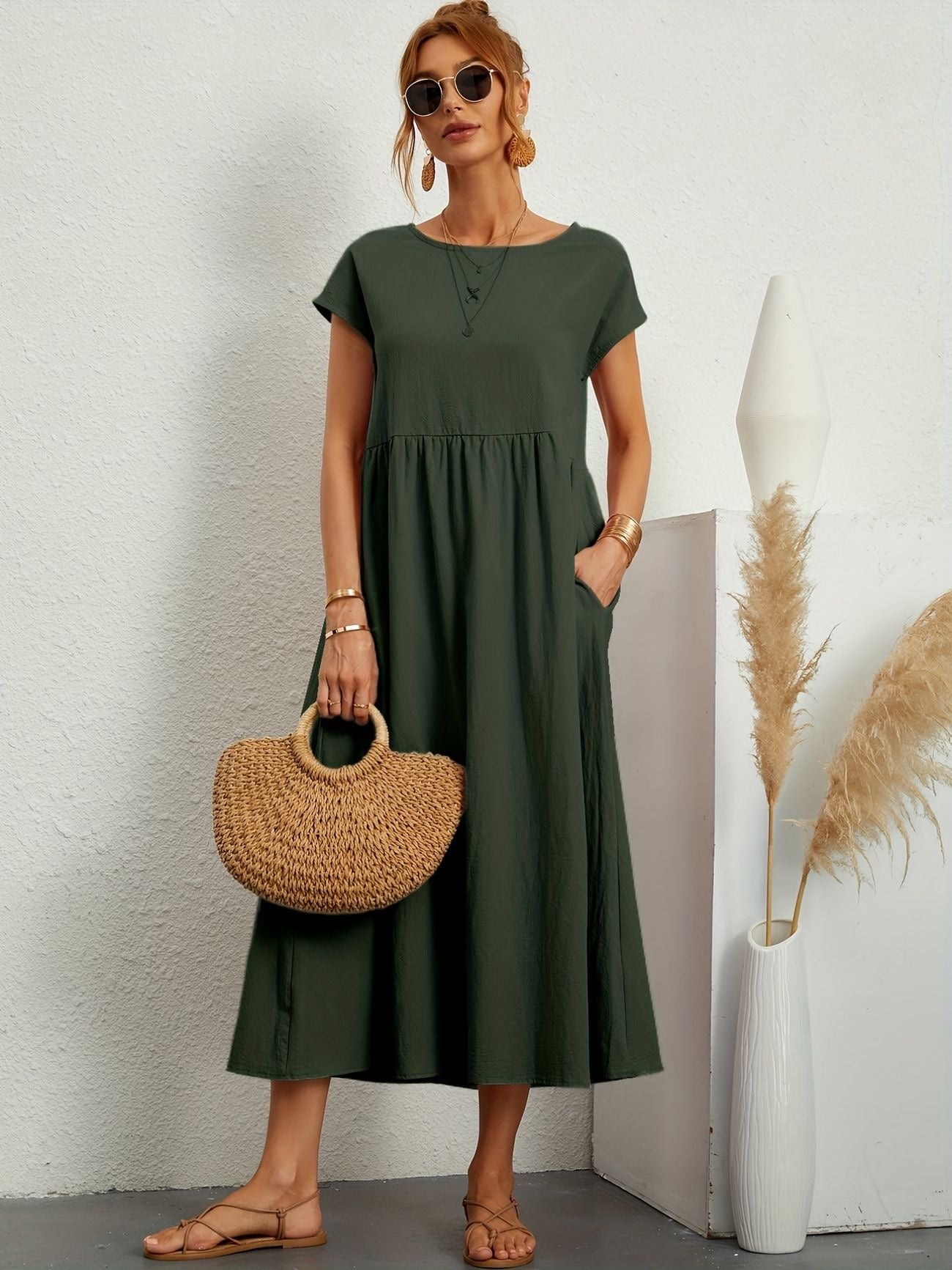 Caroline™ - Elegantes Freizeitkleid