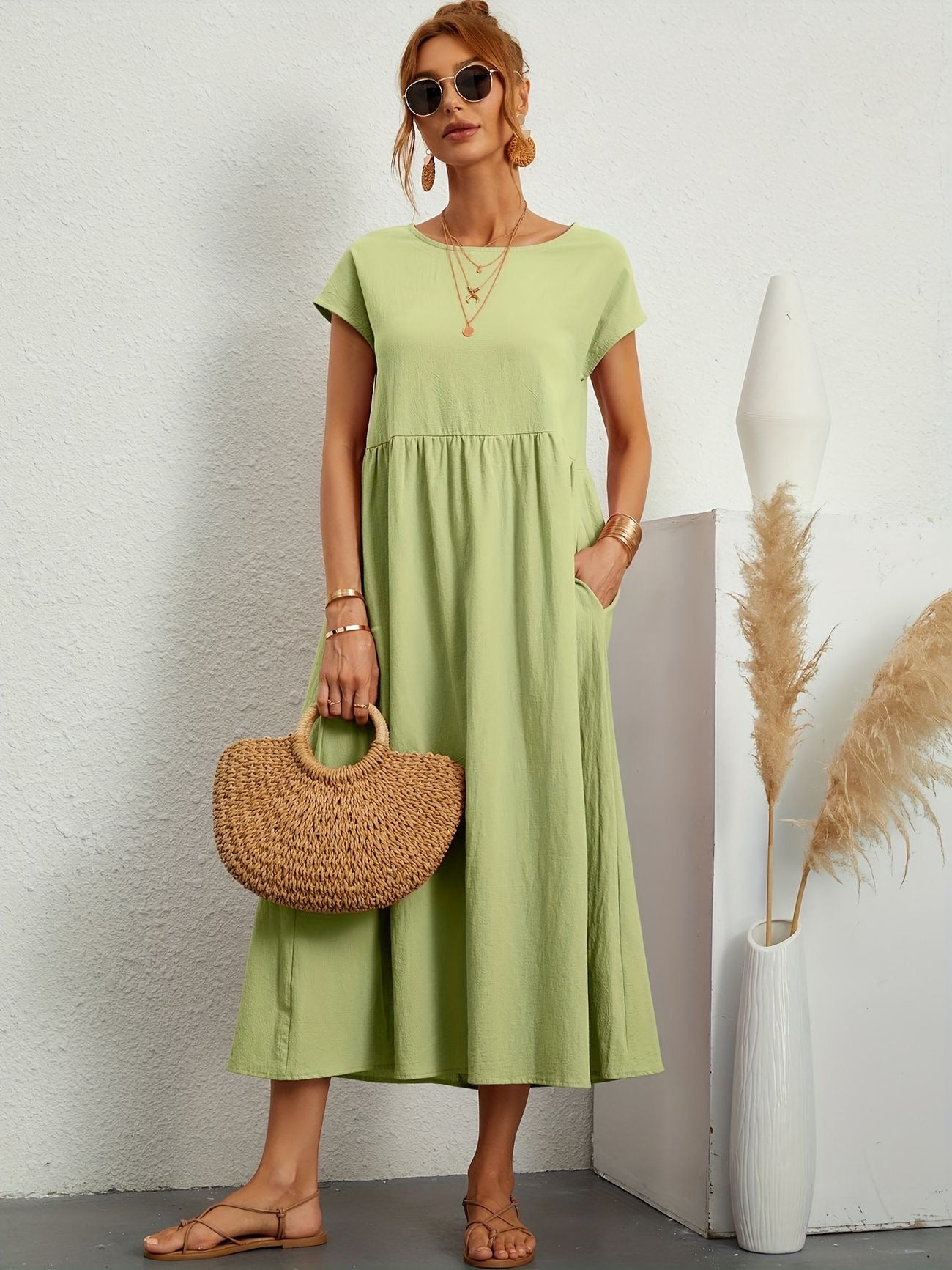 Caroline™ - Elegantes Freizeitkleid
