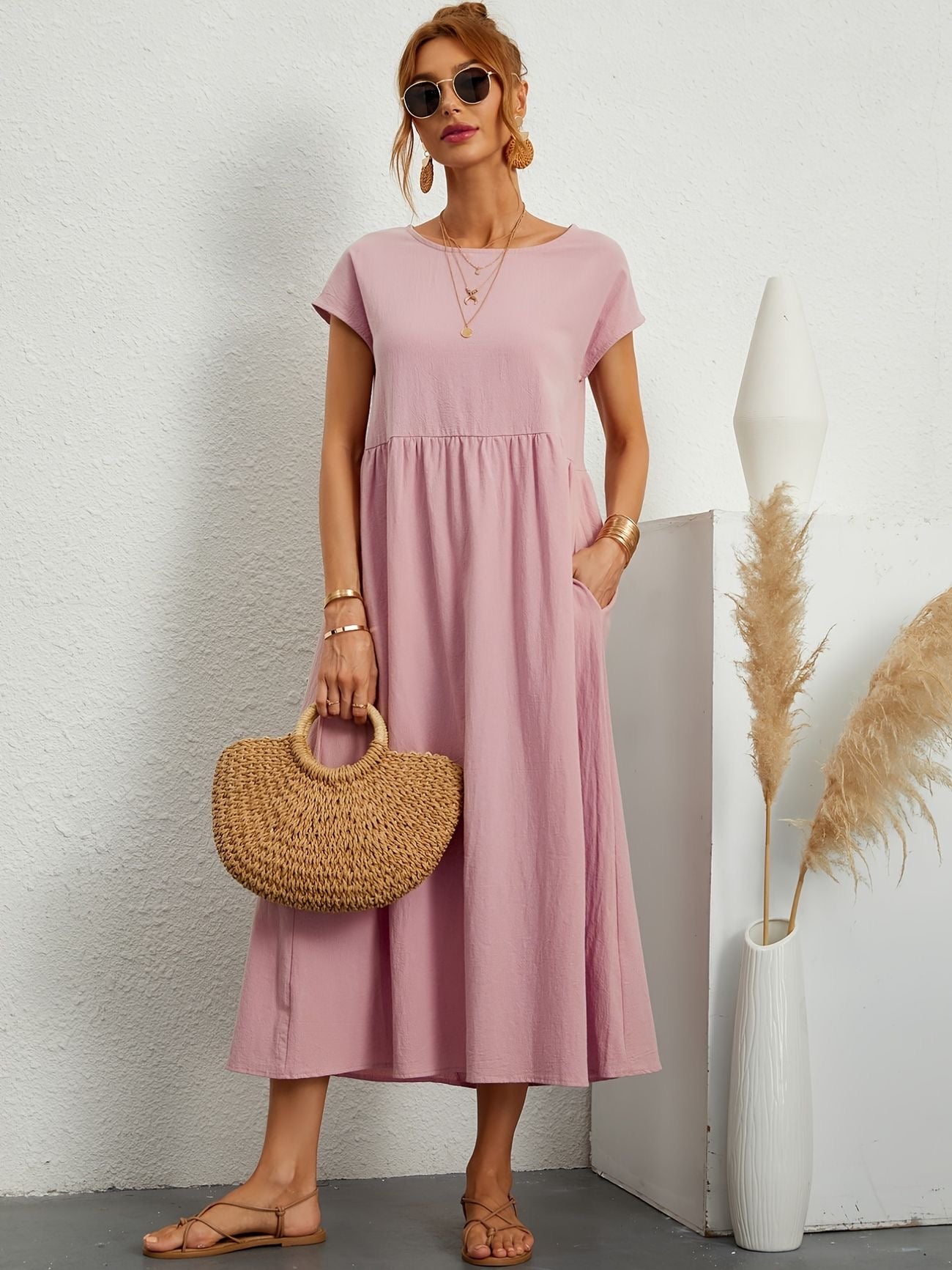 Caroline™ - Elegantes Freizeitkleid
