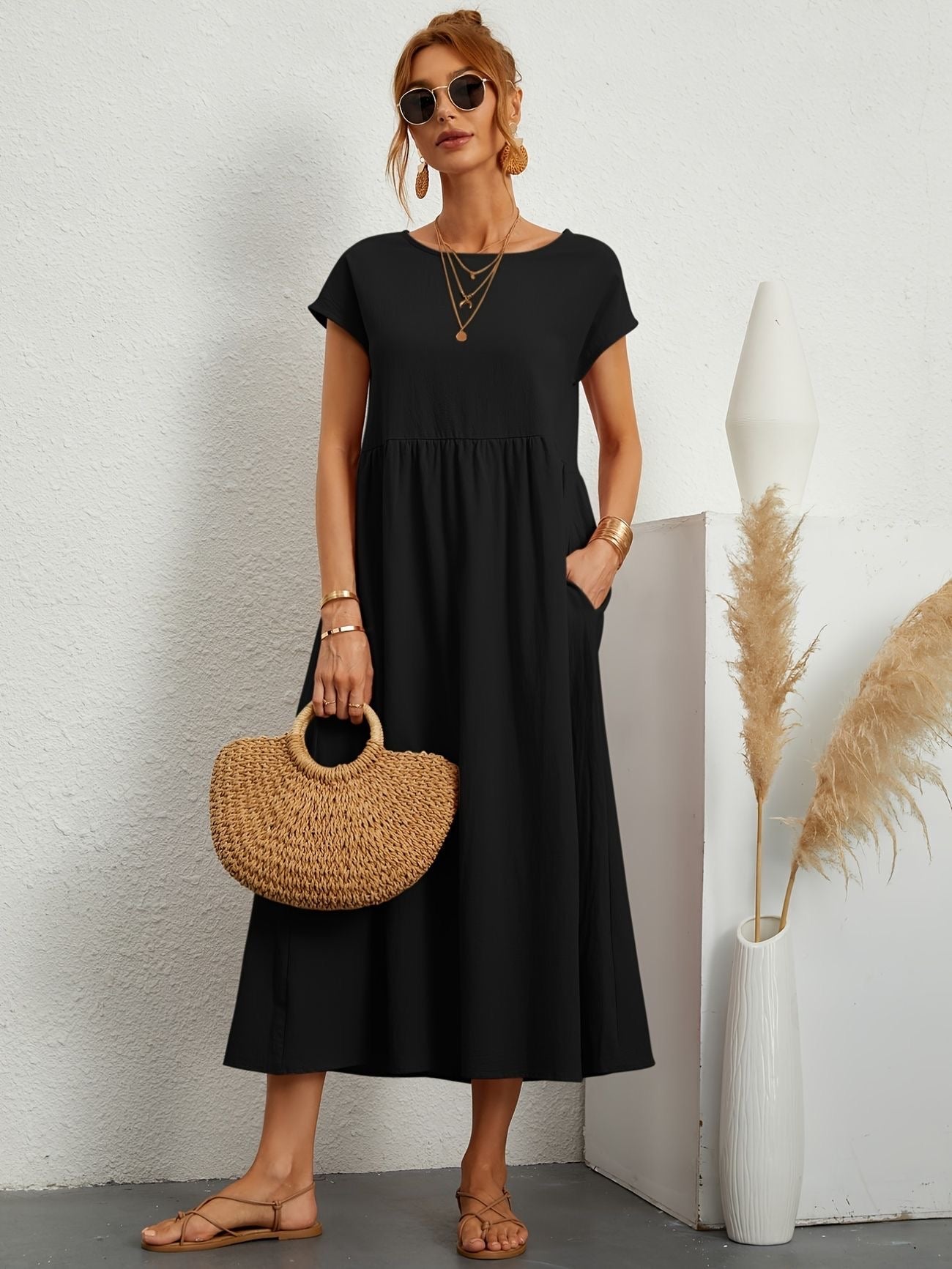 Caroline™ - Elegantes Freizeitkleid