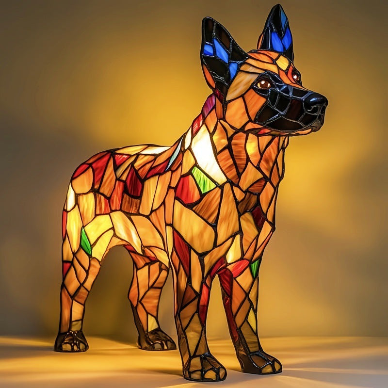 Bandit | Hundelampe Magisk aus farbigem Glas