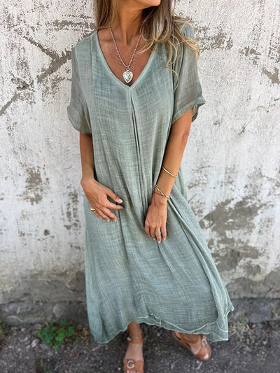 Naia™ | V-Ausschnitt Kleid