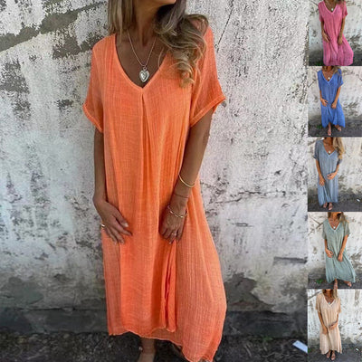 Naia™ | V-Ausschnitt Kleid
