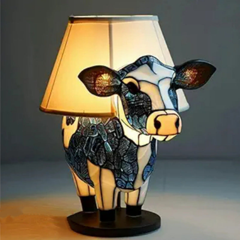 Marguerite | Magische Kuhlampe aus buntem Glas