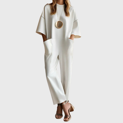 Eleganter Kurzarm-Overall