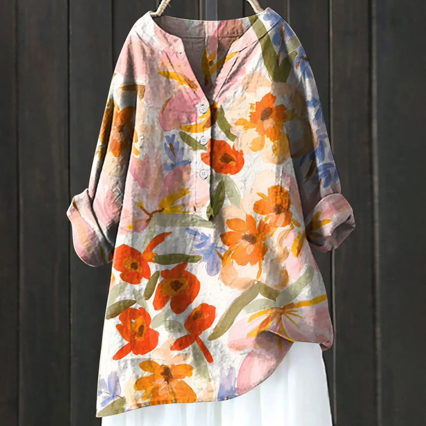 Juliette - Bluse Mit Blumendruck
