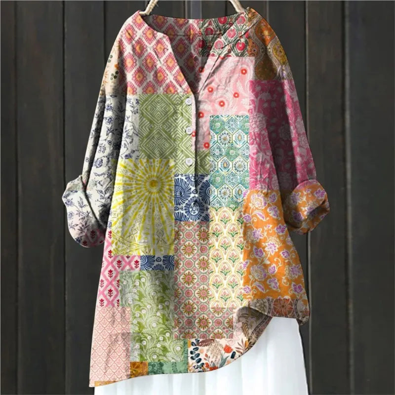 Juliette - Bluse Mit Blumendruck