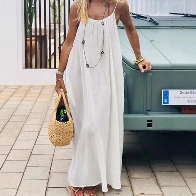 Bohemian rückenfreies Kleid