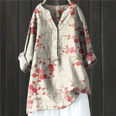 Juliette - Bluse Mit Blumendruck