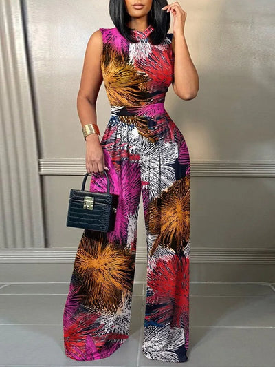Angelika™ | Eleganter Jumpsuit mit weitem Bein