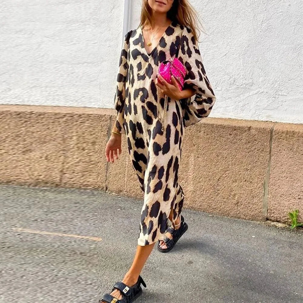 Lisa™ - Leopardenmuster Kleid