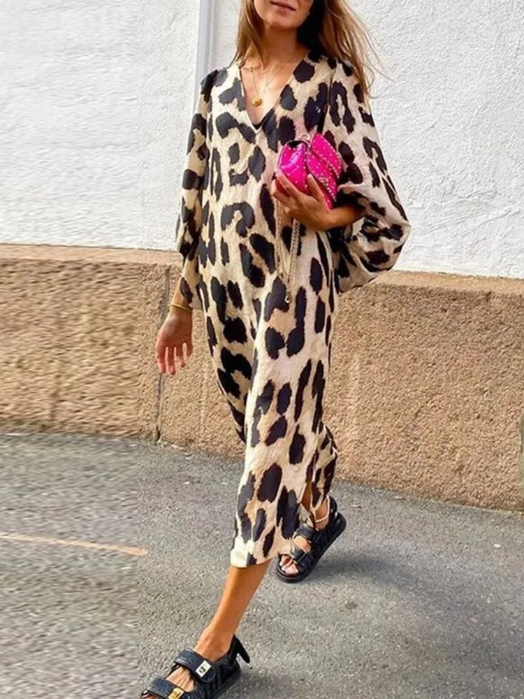 Lisa™ - Leopardenmuster Kleid