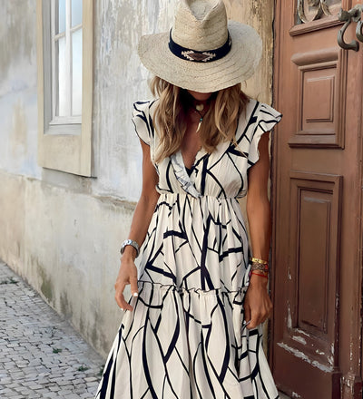 Maddie™ - Elegantes Bedrucktes Kleid
