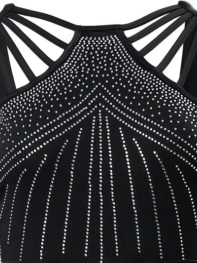 Adelheid™ | Glitzernder Jumpsuit mit Weiten Beinen