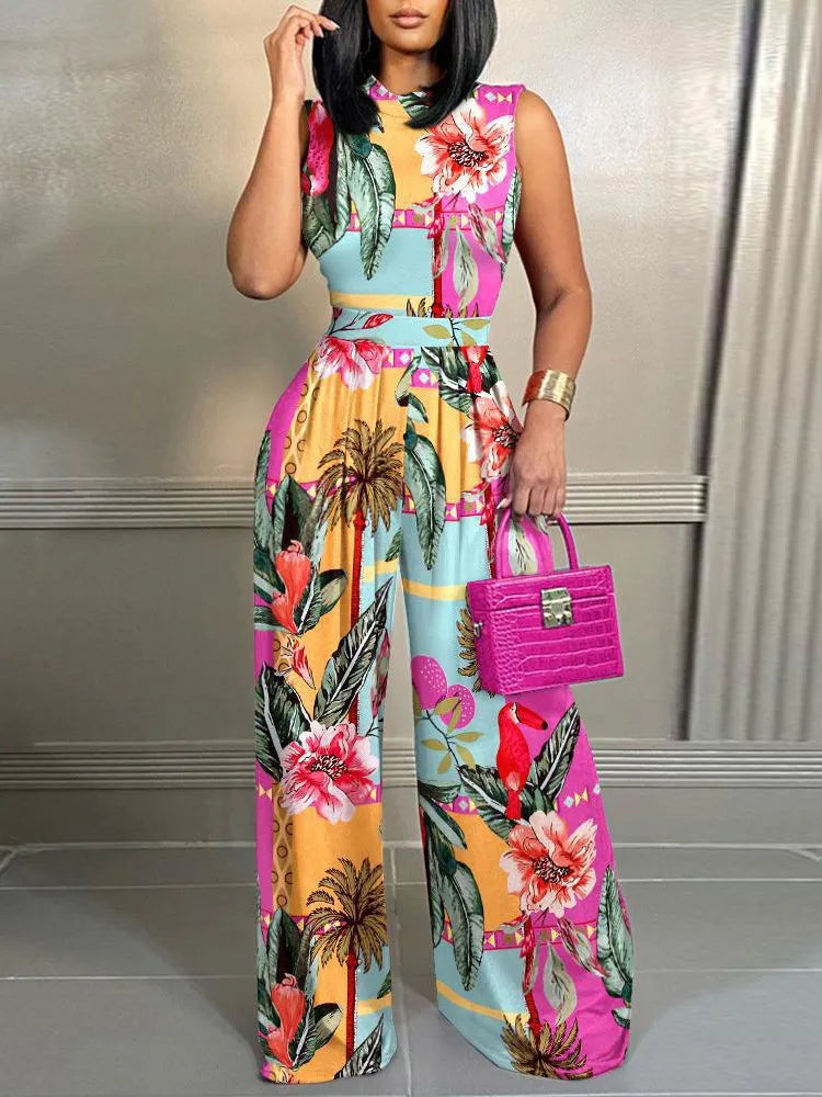 Angelika™ | Eleganter Jumpsuit mit weitem Bein