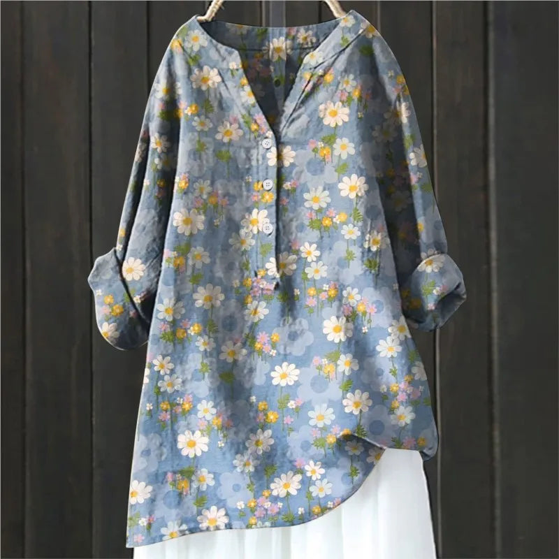 Juliette - Bluse Mit Blumendruck