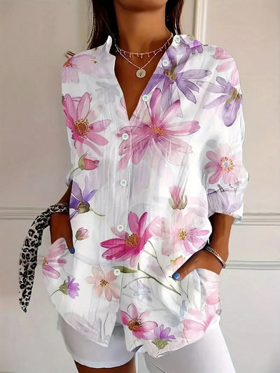 Annika | Bunte Bluse mit verspieltem Druck