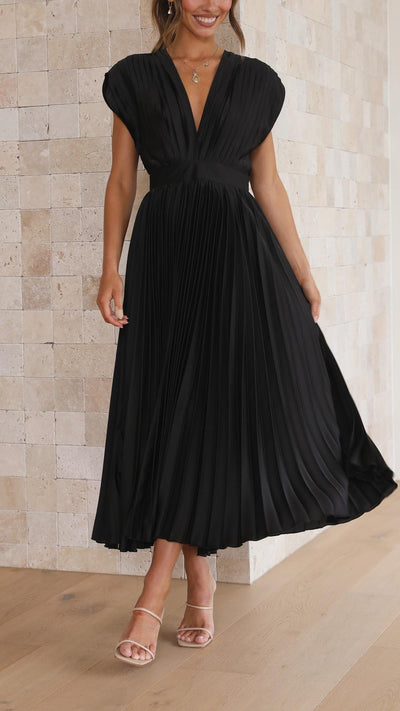 Alexis - Elegantes Faltenkleid