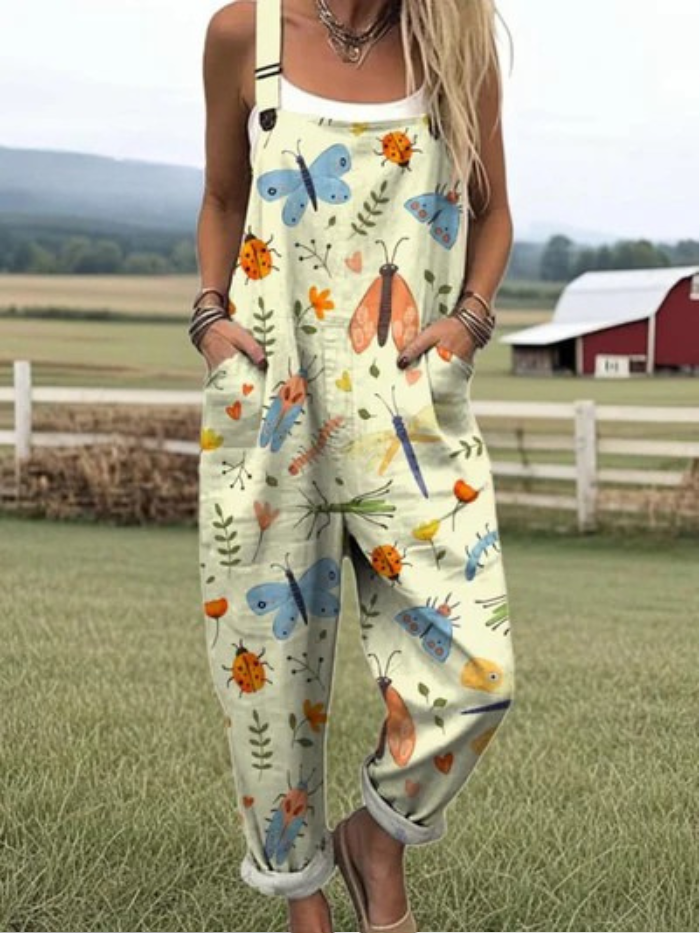 Victoria - Leichte Vintage-Jumpsuit