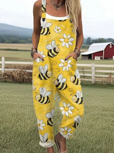 Zerva - Leichte Vintage-Jumpsuit