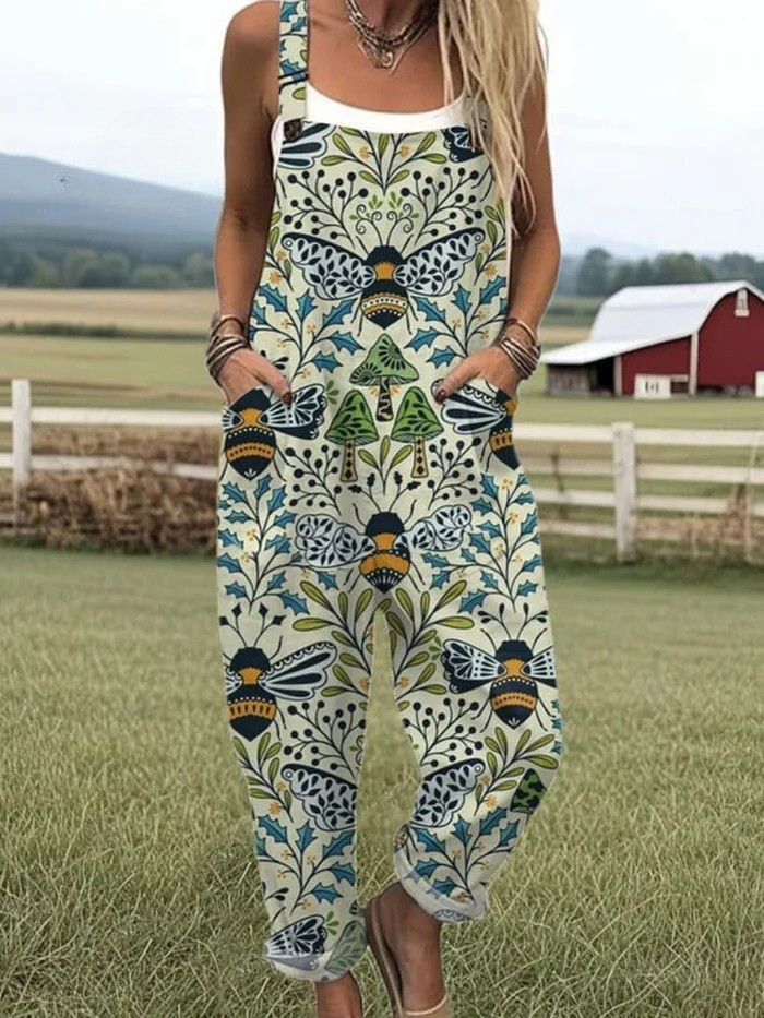 Zerva - Leichte Vintage-Jumpsuit