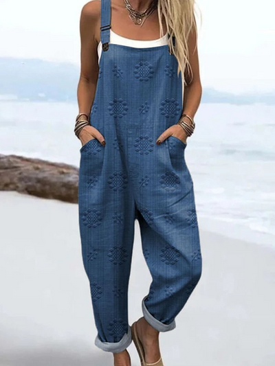 Petra - Vintage Lässiger Overall
