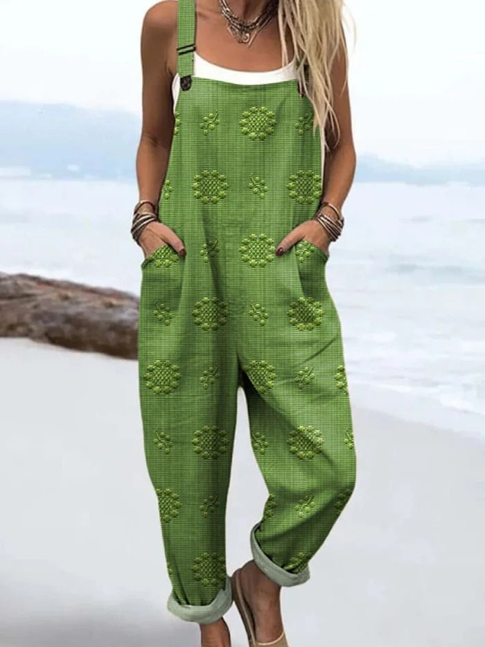 Petra - Vintage Lässiger Overall