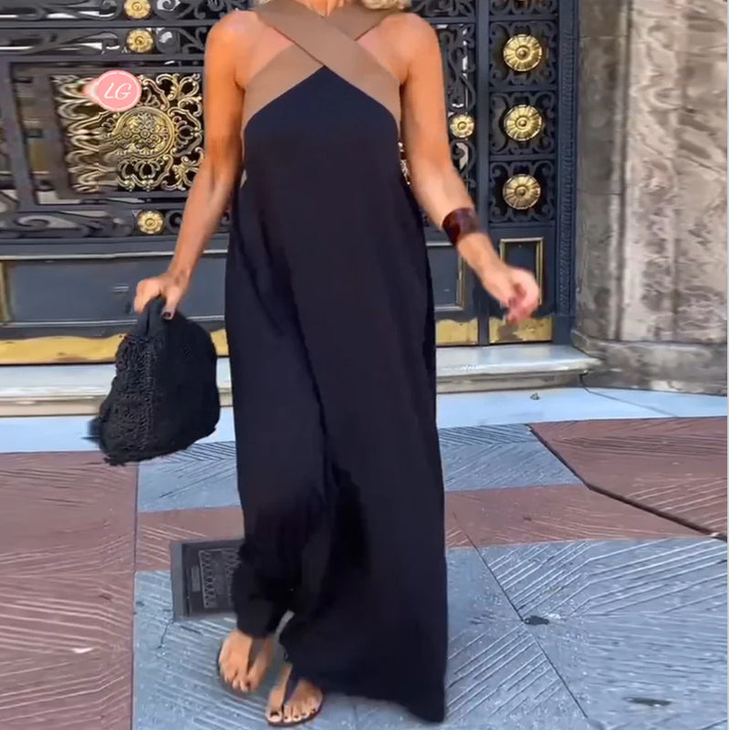 Anne | Elegantes Kleid mit überkreuztem Ausschnitt