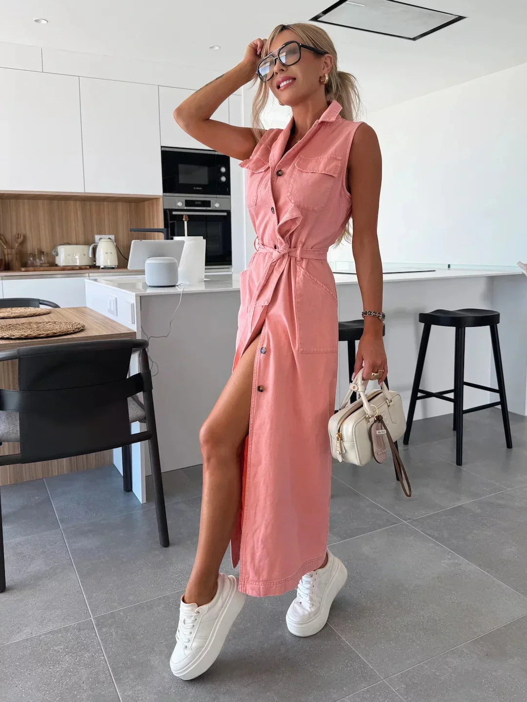Isabelle | Maxi Denim Kleid