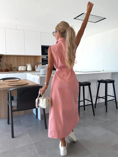 Isabelle | Maxi Denim Kleid