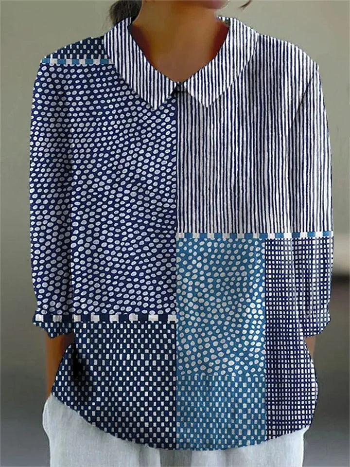 Elle | Vintage Bunte Bluse