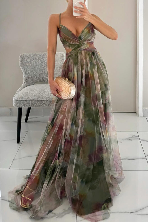 Vaëlia – Maxikleid mit Blumenmuster