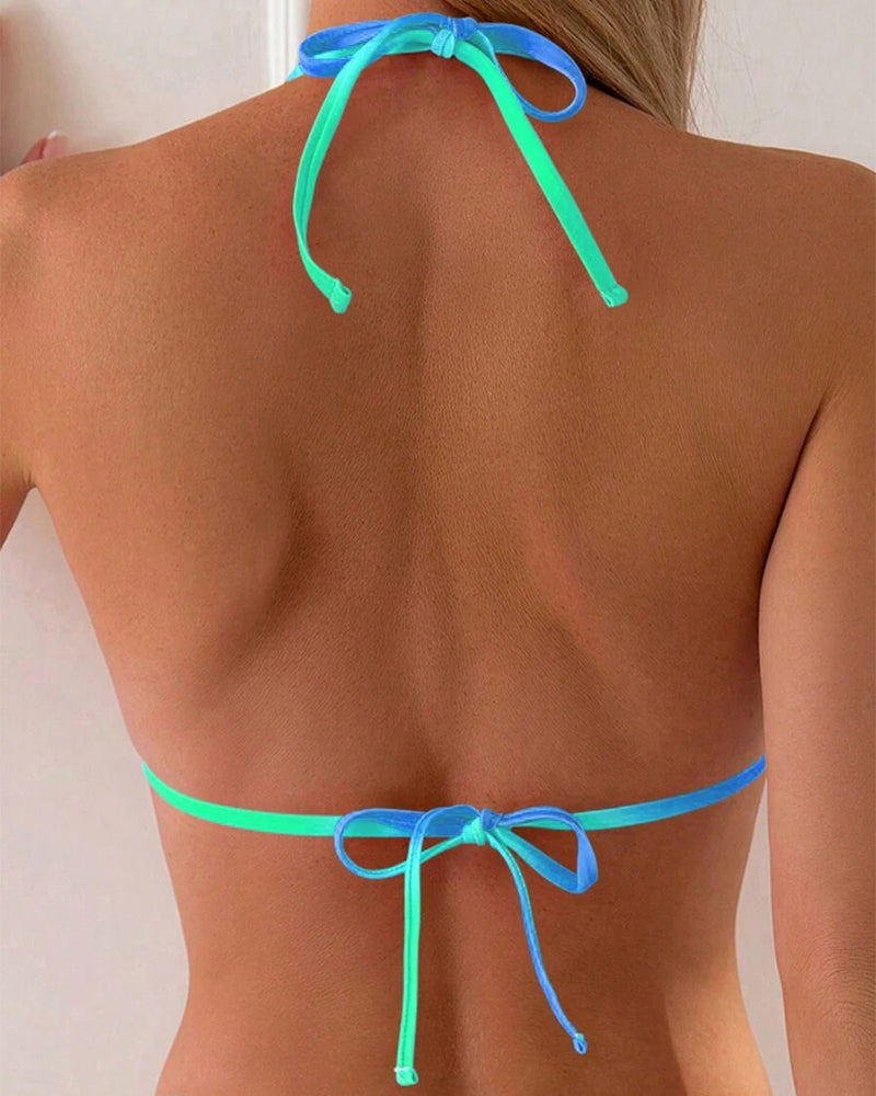Bikini Tie Dye Bedruckt