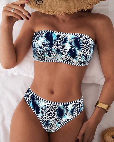Bikini Bandeau Zweiteilig Dreieck