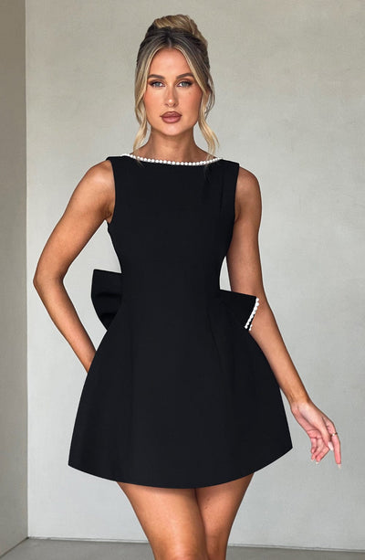 Elle™ | Perlen Schleifen Mini Kleid