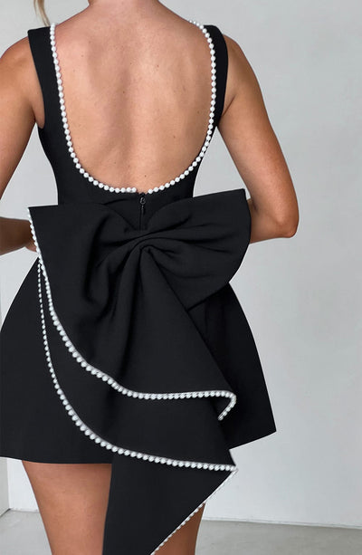 Elle™ | Perlen Schleifen Mini Kleid