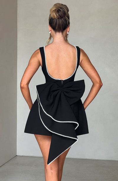 Elle™ | Perlen Schleifen Mini Kleid