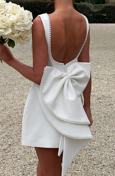 Elle™ | Perlen Schleifen Mini Kleid