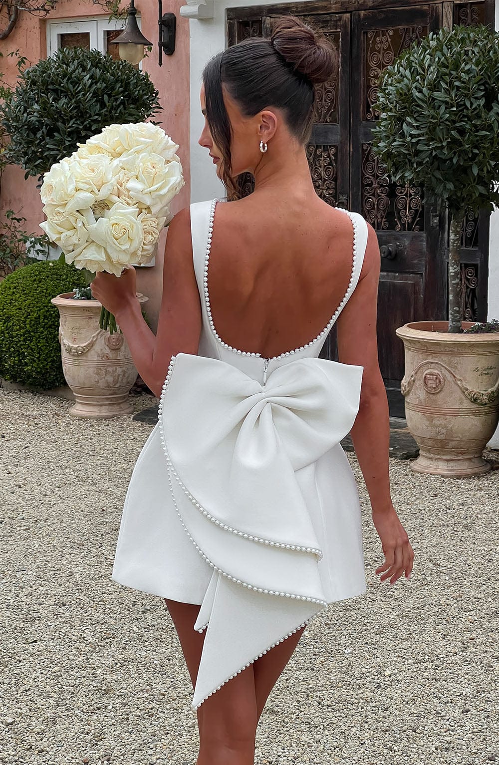 Elle™ | Perlen Schleifen Mini Kleid
