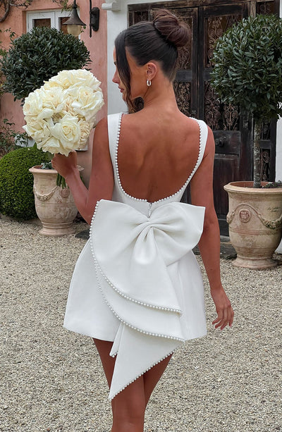 Elle™ | Perlen Schleifen Mini Kleid
