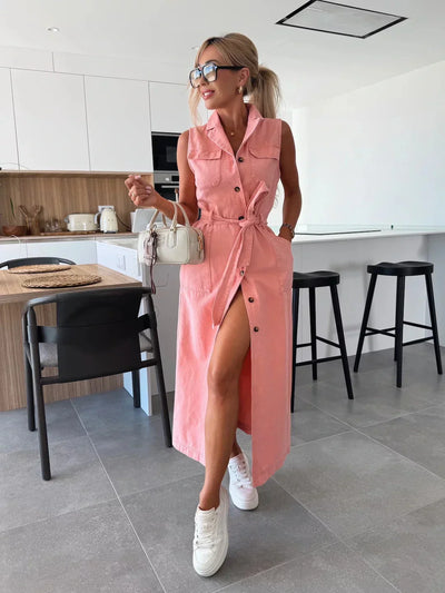 Isabelle | Maxi Denim Kleid