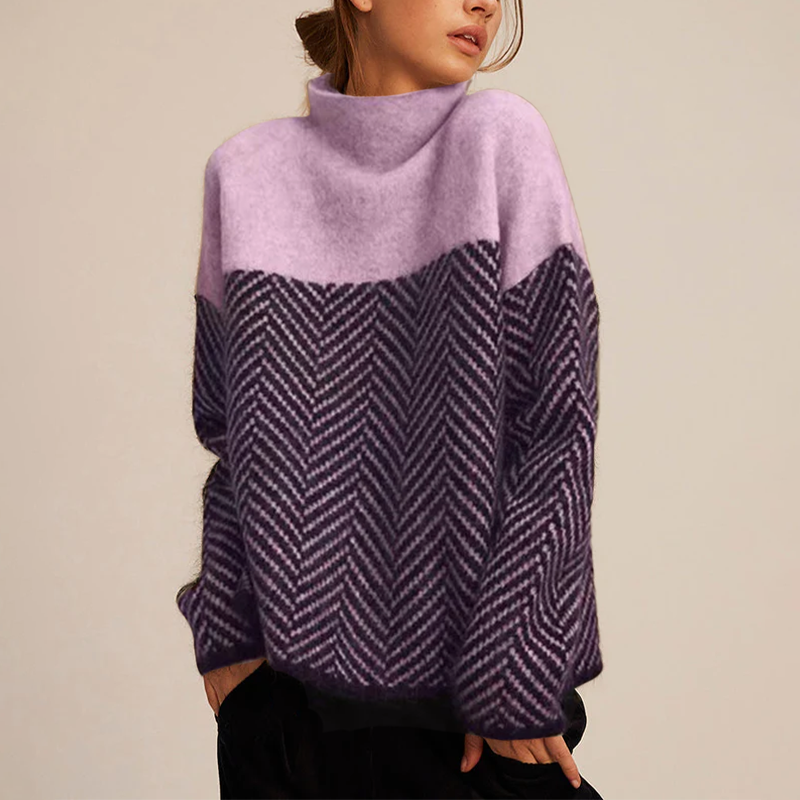 ADELIE | Premium Rollkragenpullover aus edlem Strick