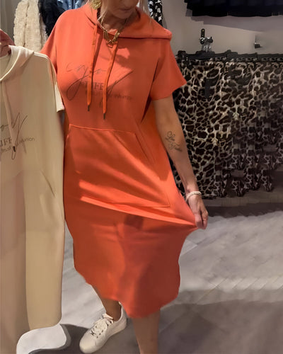 Saskia | Lässiges Kapuzenkleid