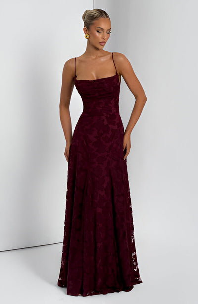 Francisa™ | Spitzen-Corsagen-Maxikleid