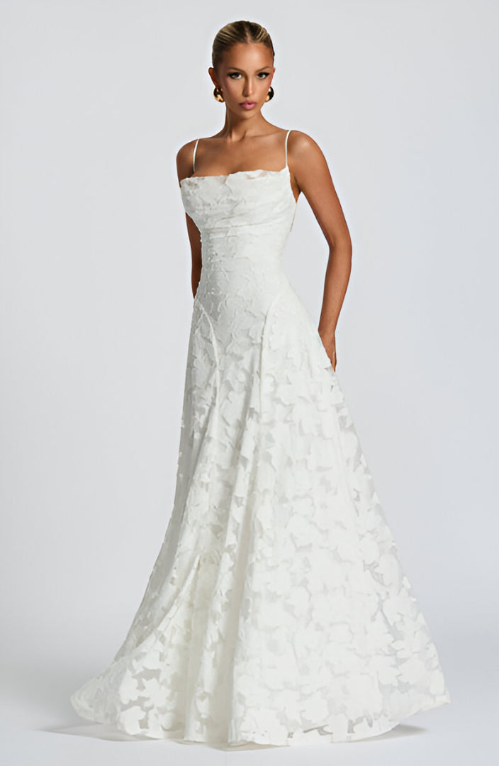 Francisa | Spitzen-Corsagen-Maxikleid