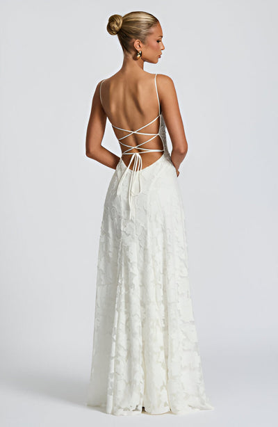 Francisa | Spitzen-Corsagen-Maxikleid